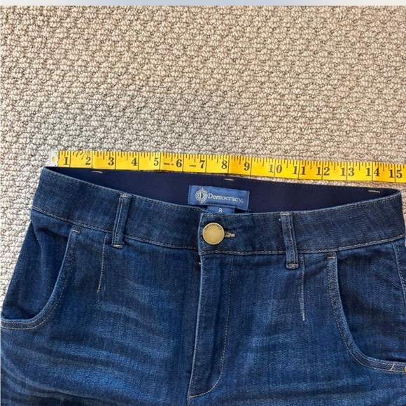 Democracy Blue Flare Wide-Leg Jeans - Picture 4 of 5